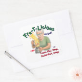 Fru-T-Lekker, Vierkante Sticker (Envelop)