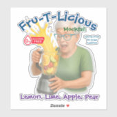 Fru-T-Licious Sticker (Vel)
