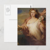 Frubling van Franz Xaver Winterhalter Briefkaart (Voorkant / Achterkant)