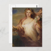 Frubling van Franz Xaver Winterhalter Briefkaart (Voorkant / Achterkant)