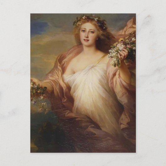 Frubling van Franz Xaver Winterhalter Briefkaart (Voorkant)