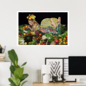 Früchtchen print poster druck gemälde painting (Thuiskantoor)