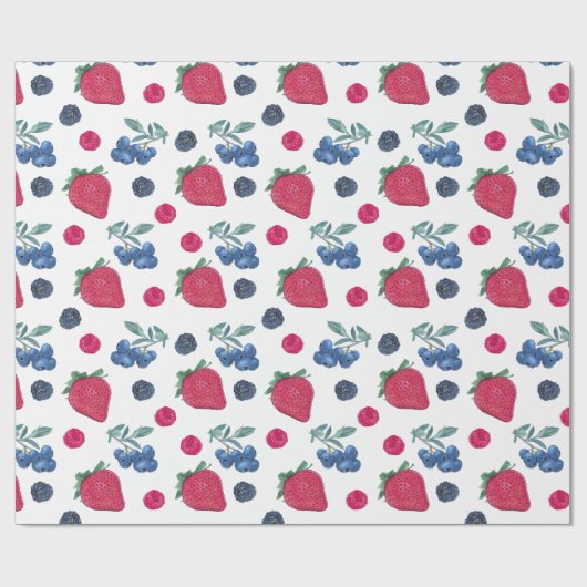 Früchte Cadeaupapier (Vlak)