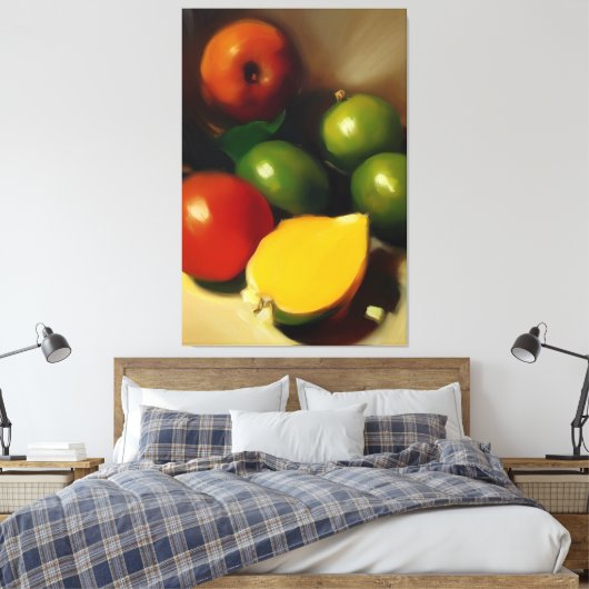 Früchte Canvas Afdruk (Insitu (Slaapkamer))