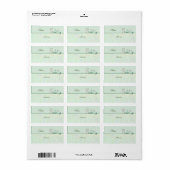 Frühling Adressaufkleber Etiket (Full Sheet)
