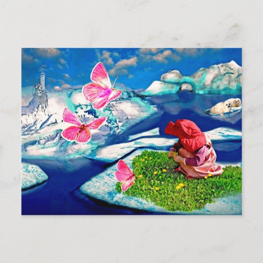 Frühling am Nordpol Briefkaart (Voorkant)