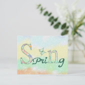 Frühling Briefkaart (Staand voorkant)