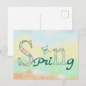 Frühling Briefkaart (Voorkant / Achterkant)