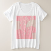 Frühling Grote Maat T-shirt (Design voorkant)