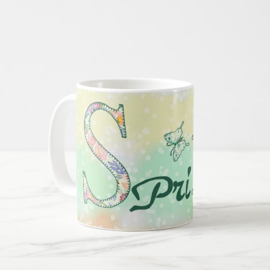 Frühling Kaffeetasse Koffiemok (Voorkant links)