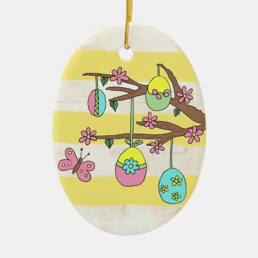 Frühling Keramik Ornament (Voorkant)