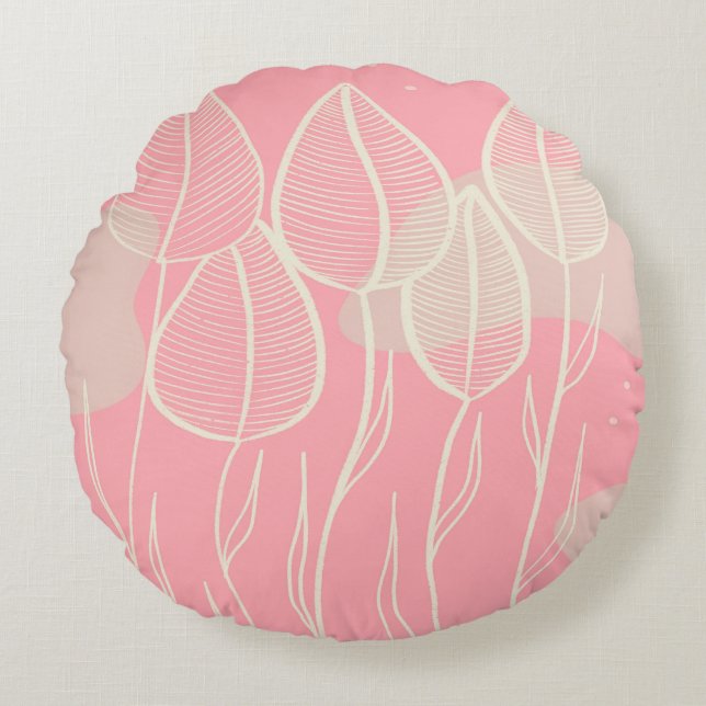 Frühling Rond Kussen (Voorkant)