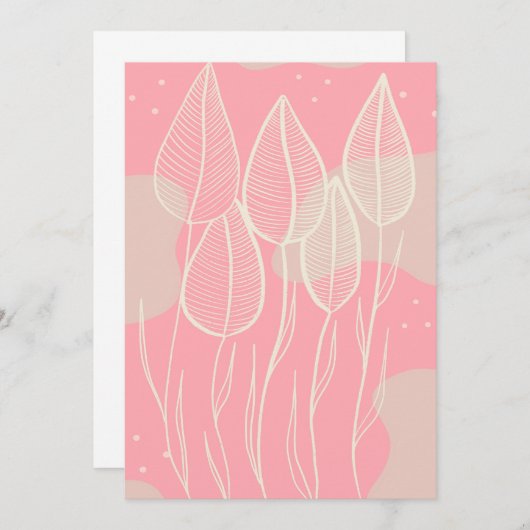 Frühling Save The Date (Voorkant / Achterkant)