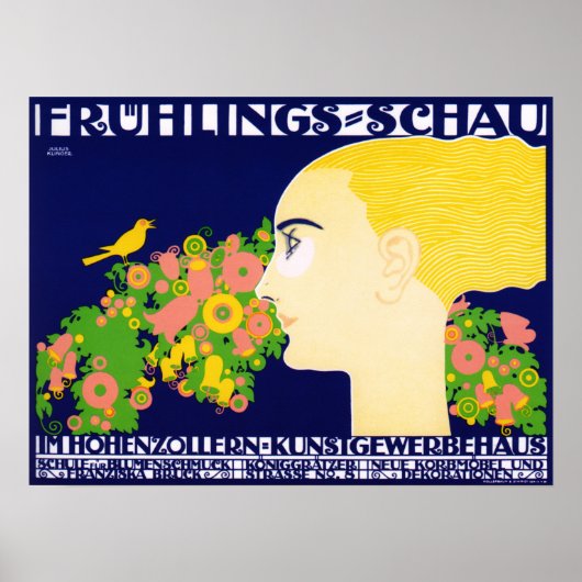 FRUHLINGS SCHAU Exhibition Expo Poster (Voorkant)