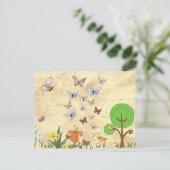 Frühlingsbild Briefkaart (Staand voorkant)