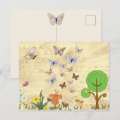 Frühlingsbild Briefkaart (Voorkant / Achterkant)