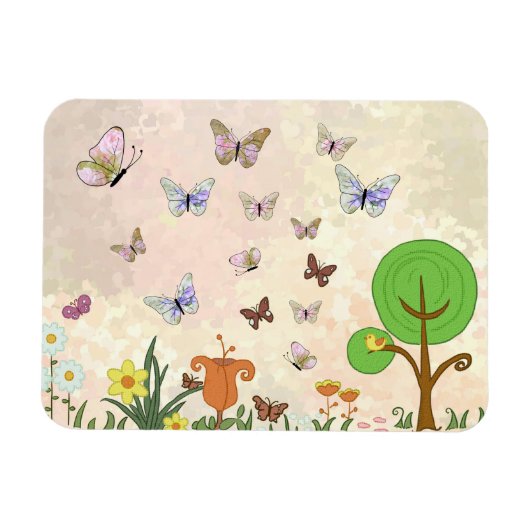 Frühlingsbild Magneet (Horizontaal)