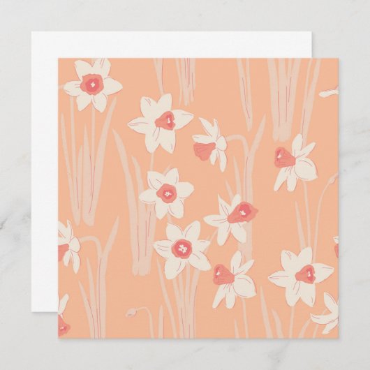 Frühlingsblumen, Narzisse. (Voorkant / Achterkant)