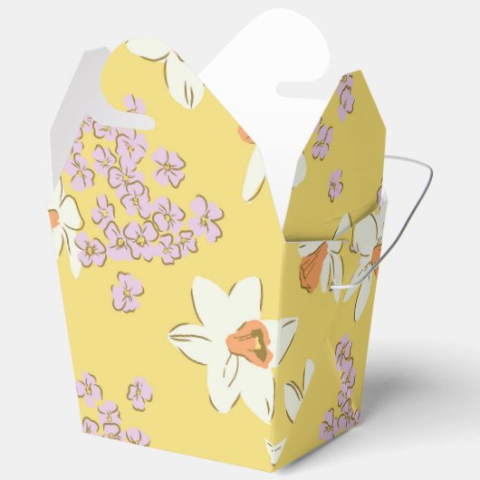 Frühlingsblumen Osterglocke Bedankdoosjes (Open)