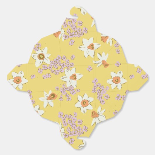 Frühlingsblumen Osterglocke Bedankdoosjes (Ongevouwen)