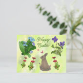 Frühlingsblumen Postkarte Briefkaart (Staand voorkant)