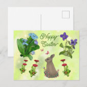 Frühlingsblumen Postkarte Briefkaart (Voorkant / Achterkant)