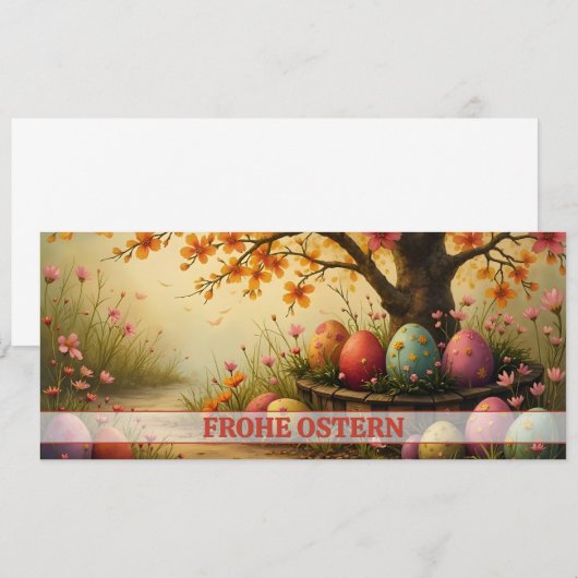 Frühlingsblütenzauber mit Ostereierpracht (Voorkant / Achterkant)