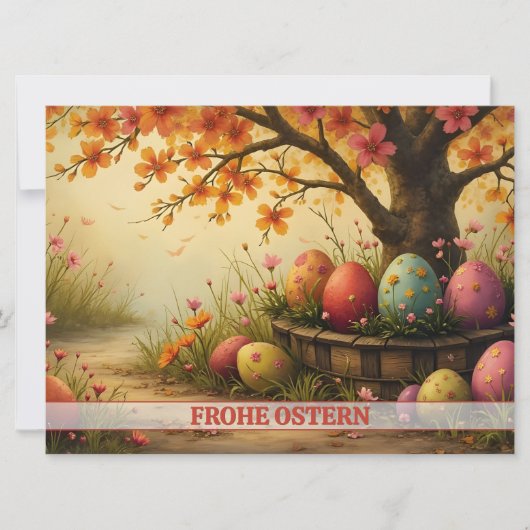 Frühlingsblütenzauber mit Ostereierpracht (Voorkant)