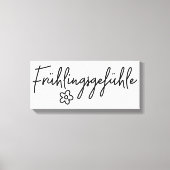 Frühlingsgefühle Canvas Afdruk (Voorkant)