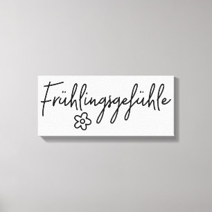 Frühlingsgefühle Canvas Afdruk