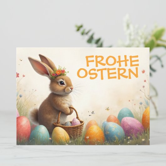 Frühlingsgrüß vom Osterhasen (Staand voorkant)