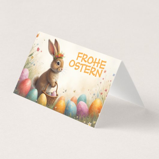 Frühlingsgrüß vom Osterhasen Kaart (Voorkant)
