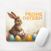 Frühlingsgrüß vom Osterhasen Muismat (Met muis)