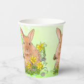 Frühlingshase Papieren Bekers (Voorkant)