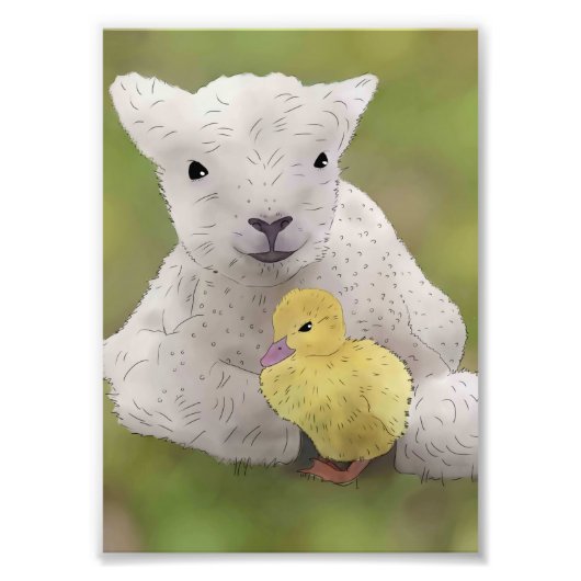 Frühlingskinder Foto Afdruk (Voorkant)