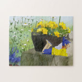 Frühlingspuzzel Legpuzzel (Horizontaal)