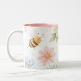 Frühluingshafte Tasse Tweekleurige Koffiemok