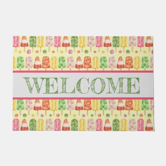 Fruir Popcicles Deurmat (Voorkant)