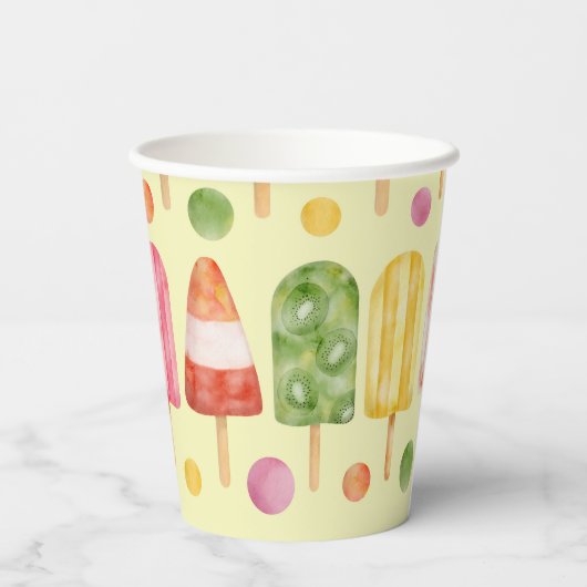 Fruir Popcicles Papieren Bekers (Achterkant)