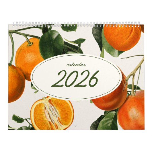 Fruit 2026 kalender (Hoes)