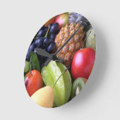 fruit-82524 vruchten zoete fruit exotische ananas ronde klok (Hoek)