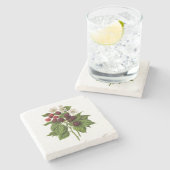 Fruit: A014 Blackberry - Stenen Onderzetter (Zijkant)