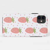 Fruit, aardbei, achtergrond afbeelding Case-Mate iPhone case (Achterkant (horizontaal))