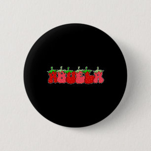 Fruit Aardbei Oma Abuela Halloween Kostuum Ronde Button 5,7 Cm