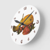 Fruit Acrylwand Ronde Klok (Hoek)