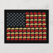 Fruit American Flag Briefkaart (Voorkant)