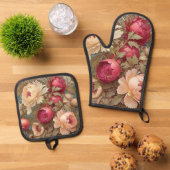 Fruit and Flowers Pot holder set (Top down)