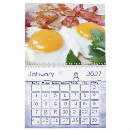 Fruit and Food Calender 11 Kalender (Jan 2027)