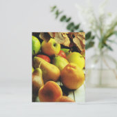 Fruit and vegetables, Apples and pears Briefkaart (Staand voorkant)