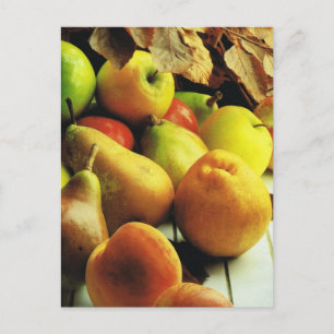 Fruit and vegetables, Apples and pears Briefkaart